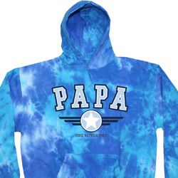 Mens Hoodie Papa Tie Dye Hoody