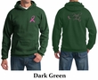 Mens Hoodie Pink Ribbon Pink For My Aunt Front & Back Print Hoody
