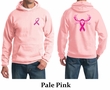Mens Hoodie Pink Ribbon Save a Rack Front & Back Print Hoody