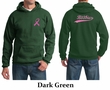Mens Hoodie Pink Ribbon Save the Boobies Front & Back Print Hoody