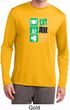 Mens Irish Eat Drink Be Irish Dry Wicking Long Sleeve Tee T-Shirt