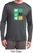 Mens Irish Eat Drink Be Irish Dry Wicking Long Sleeve Tee T-Shirt