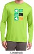 Mens Irish Eat Drink Be Irish Dry Wicking Long Sleeve Tee T-Shirt