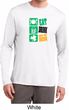 Mens Irish Eat Drink Be Irish Dry Wicking Long Sleeve Tee T-Shirt