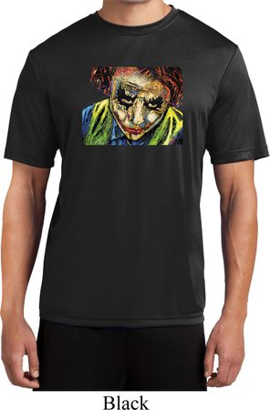 Mens Joker Face Moisture Wicking Shirt