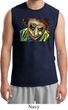 Mens Joker Face Muscle Shirt
