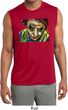 Mens Joker Face Sleeveless Moisture Wicking Shirt