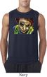 Mens Joker Face Sleeveless Shirt