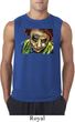 Mens Joker Face Sleeveless Shirt