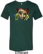 Mens Joker Face Tri Blend Crewneck Shirt