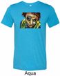 Mens Joker Face Tri Blend Crewneck Shirt