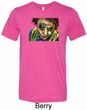 Mens Joker Face Tri Blend Crewneck Shirt