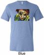 Mens Joker Face Tri Blend Crewneck Shirt
