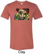 Mens Joker Face Tri Blend Crewneck Shirt