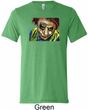 Mens Joker Face Tri Blend Crewneck Shirt