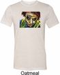 Mens Joker Face Tri Blend Crewneck Shirt