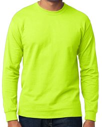 Mens Long Sleeve High Visibilty Cycling Tee Shirt