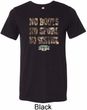 Mens Mossy Oak No Boots No Spurs No Service Tri Blend Crewneck Shirt