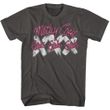 Clearance - Mens Motley Crue GIRLS GIRLS GIRLS T-shirt - Charcoal Gray