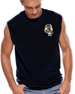 Mens Muscle T-shirt - Penguin Power Gym Tee Shirt (small print)