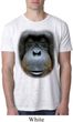 Mens Orangutan Shirt Big Orangutan Face Burnout T-Shirt