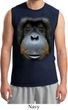 Mens Orangutan Shirt Big Orangutan Face Muscle Tee T-Shirt