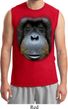 Mens Orangutan Shirt Big Orangutan Face Muscle Tee T-Shirt