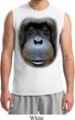Mens Orangutan Shirt Big Orangutan Face Muscle Tee T-Shirt