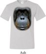Mens Orangutan Shirt Big Orangutan Face Tall Tee T-Shirt