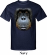 Mens Orangutan Shirt Big Orangutan Face Tall Tee T-Shirt