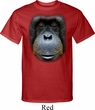 Mens Orangutan Shirt Big Orangutan Face Tall Tee T-Shirt