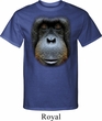 Mens Orangutan Shirt Big Orangutan Face Tall Tee T-Shirt