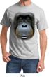 Mens Orangutan Shirt Big Orangutan Face Tee T-Shirt