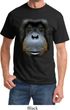 Mens Orangutan Shirt Big Orangutan Face Tee T-Shirt