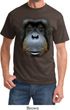 Mens Orangutan Shirt Big Orangutan Face Tee T-Shirt