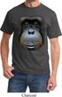 Mens Orangutan Shirt Big Orangutan Face Tee T-Shirt