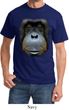 Mens Orangutan Shirt Big Orangutan Face Tee T-Shirt