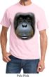 Mens Orangutan Shirt Big Orangutan Face Tee T-Shirt