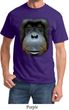 Mens Orangutan Shirt Big Orangutan Face Tee T-Shirt