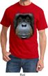 Mens Orangutan Shirt Big Orangutan Face Tee T-Shirt
