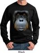 Mens Orangutan Sweatshirt Big Orangutan Face Sweat Shirt