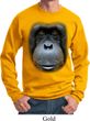 Mens Orangutan Sweatshirt Big Orangutan Face Sweat Shirt