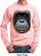 Mens Orangutan Sweatshirt Big Orangutan Face Sweat Shirt
