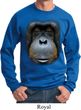 Mens Orangutan Sweatshirt Big Orangutan Face Sweat Shirt
