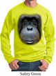 Mens Orangutan Sweatshirt Big Orangutan Face Sweat Shirt