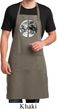 Mens Peace Apron Peace Earth Full Length Apron with Pockets