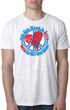 Mens Peace Shirt All You Need is Love Burnout Tee T-Shirt