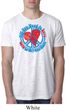 Mens Peace Shirt All You Need is Love Burnout Tee T-Shirt