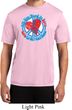 Mens Peace Shirt All You Need is Love Moisture Wicking Tee