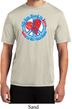 Mens Peace Shirt All You Need is Love Moisture Wicking Tee